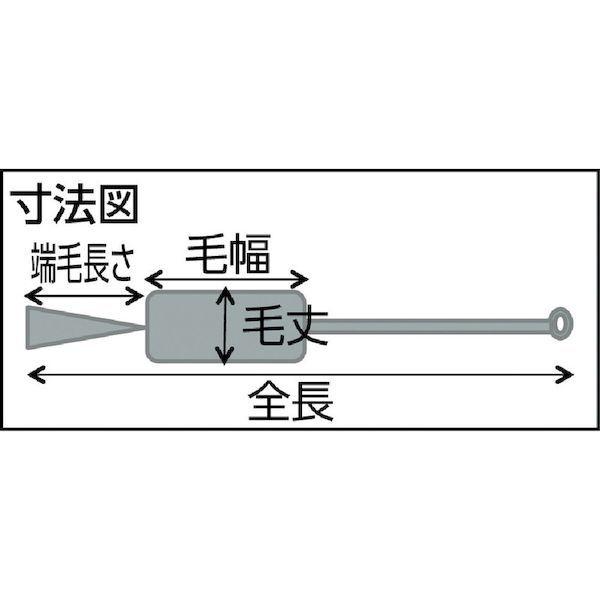 あすつく対応 「直送」 トラスコ中山  TBPS1N 理化学ブラシ 瓶洗い用 ナイロン毛 ステンレス柄1号 ポイント10倍｜bungoot｜02