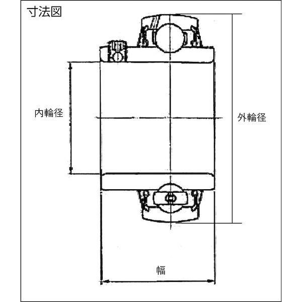 ＮＴＮ  UCX12D1 ユニット用玉軸受ＵＣ形 円筒穴形止めねじ式 全高６０ｍｍ外輪径１２０ｍｍ幅６５．１ｍｍ UCX12D11260 エヌティーエヌ エヌティエヌ TR｜bungoot｜02