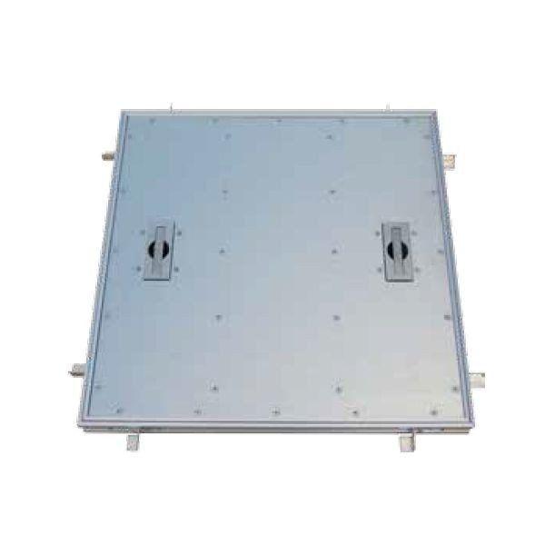 ホーコス TA-1P-600 直送 代引不可 アルミ製 フロアーハッチ Pタイル用 600mm角 TA1P600