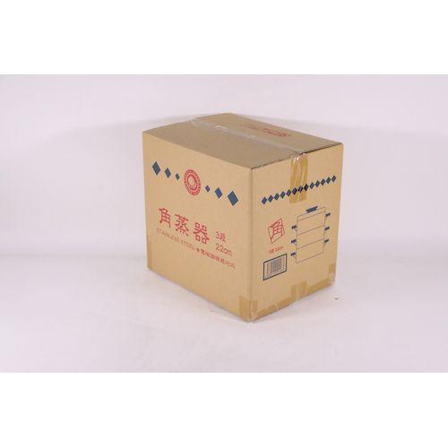 4589511091463 神子島製作所 PE 18−0角蒸器 3段22cm 220x220 桃印18-0