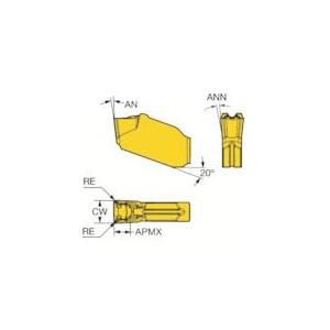 あすつく対応 「直送」 サンドビック QD-NG-0300-0003-TF 【10個入】 コロカットＱＤ　突切り・溝入れチップ　１１４５ QDNG03_1