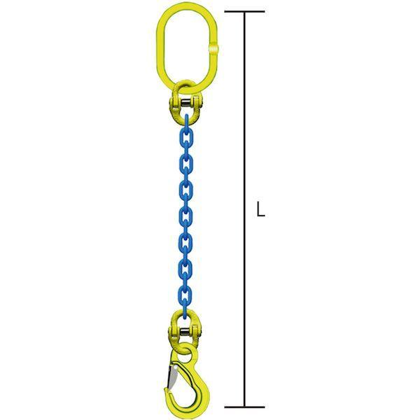 あすつく対応 「直送」 マーテック TA1-EKN-13 １本吊りチェンスリングセット Ｌ＝１．５ｍ TA1EKN13_5