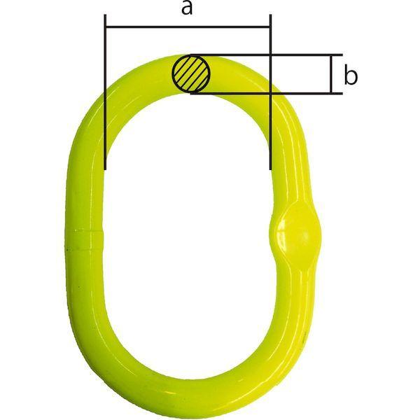 あすつく対応 「直送」 マーテック TA1-EKN-13 １本吊りチェンスリングセット Ｌ＝１．５ｍ TA1EKN13_6