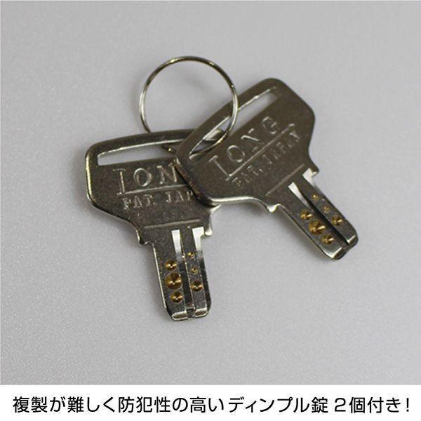 ヒサゴ BGP03 鍵付きセキュリティポーチ A4用 レッド 鍵付きセキュリティポーチA4用レッド ブラック HISAGO_2