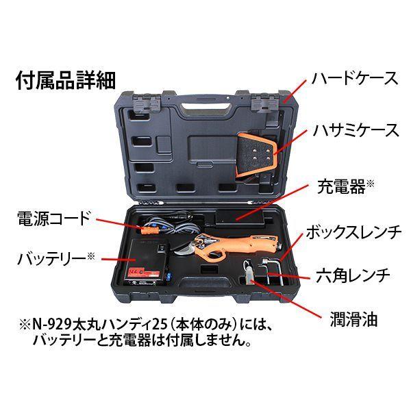 ニシガキ N-928 太丸ハンディー25 バッテリー・充電器付き N928_5