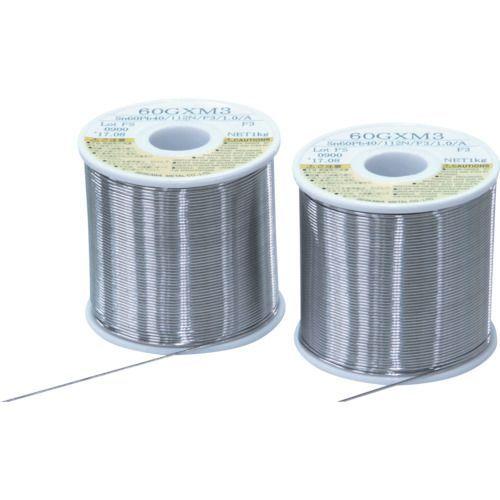 あすつく対応 「直送」 石川 60GXM3-08 やに入りはんだ スーパーロヂン ６０ＧＸＭ３ すず６０％／鉛４０％ −０．８ｍｍ−１ｋｇ60GXM3