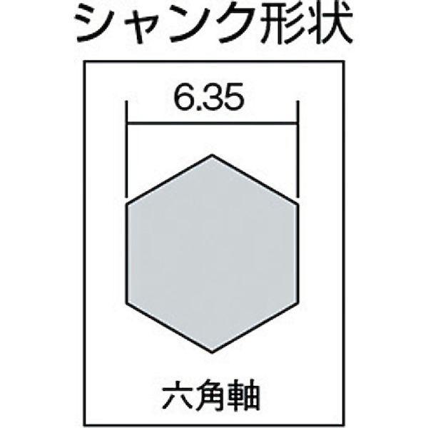 あすつく対応 「直送」 トラスコ中山 TSDSC12 六角軸ステップドリル ２枚刃チタンコーティング ４〜１２ｍｍ TSDSC-12 301-7800_1