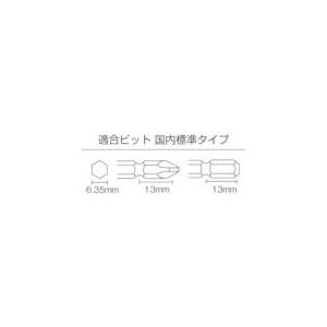 あすつく対応 「直送」 空研 KW-7PD １／４インチＨｅｘ小型インパクトドライバー ６．３５ｍｍ６角 KW7PD 295-4516_2