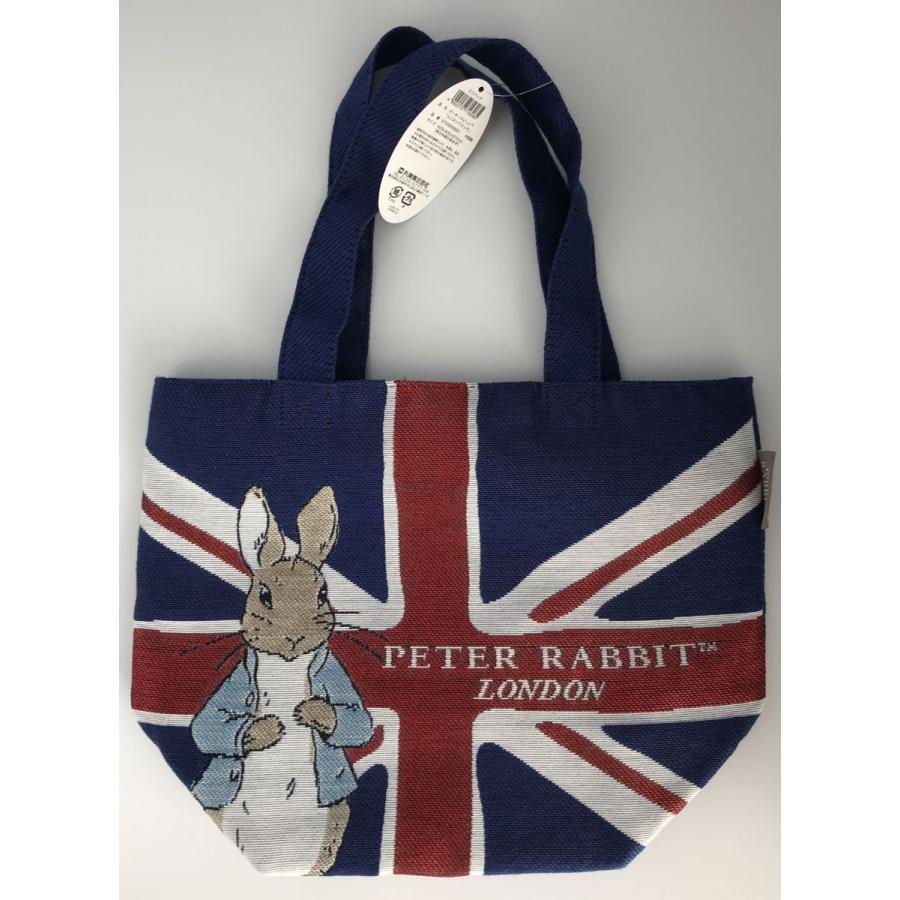 丸眞 ピーターラビット PETER RABBIT ミニバッグ トート ユニオンフラッグ LONDON mrs-56050008 丸眞【ポストお ...