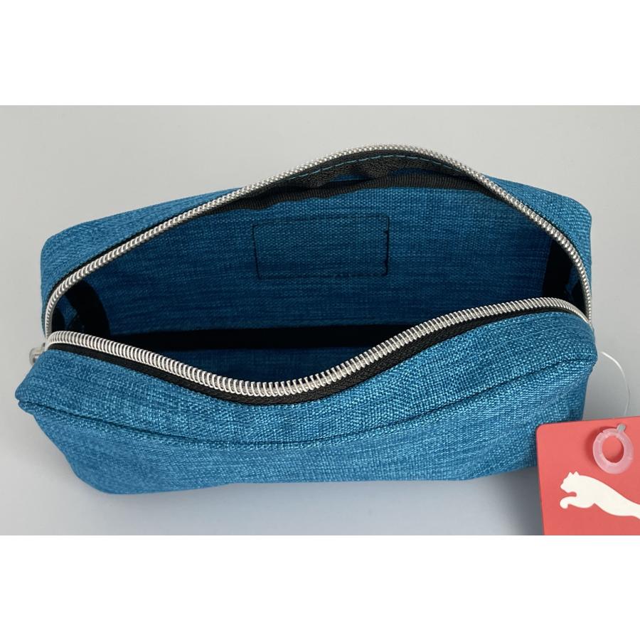 PUMA ペンケース「ヘザーカラーペンケース」ライトブルー・ ピンク