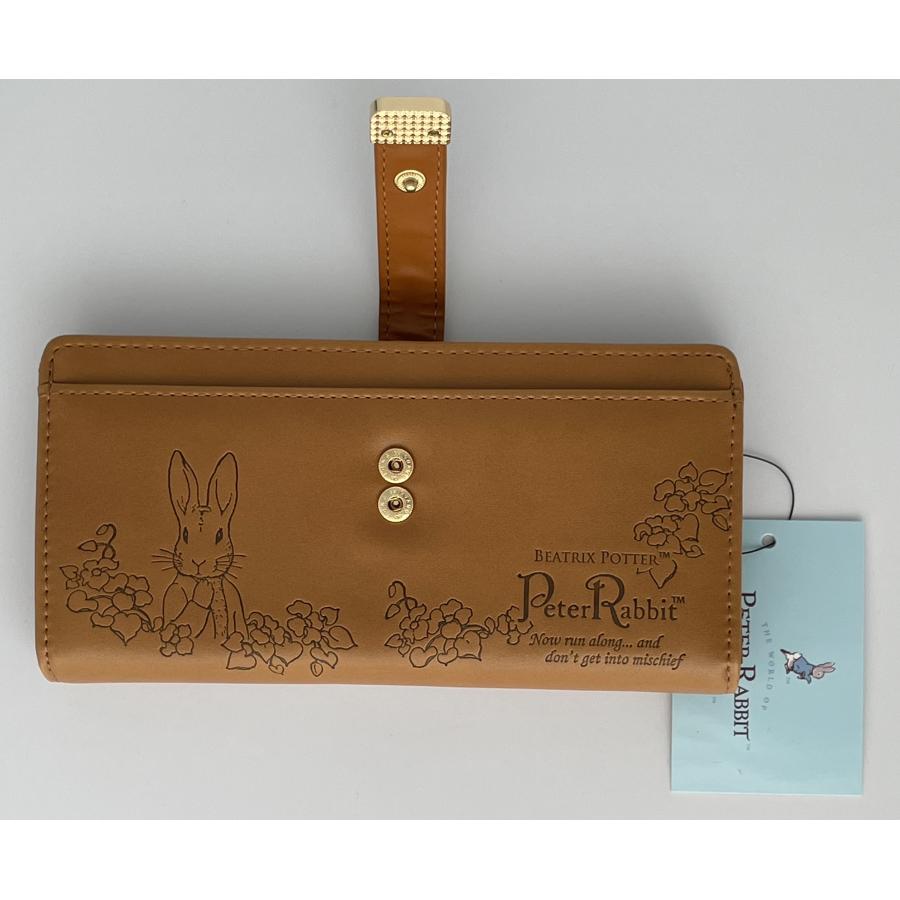 ピーターラビット PETER RABBIT スリム ロングウォレット ブラウン 長財布 PR-371br【ポストお届け送料無料】学生 ...