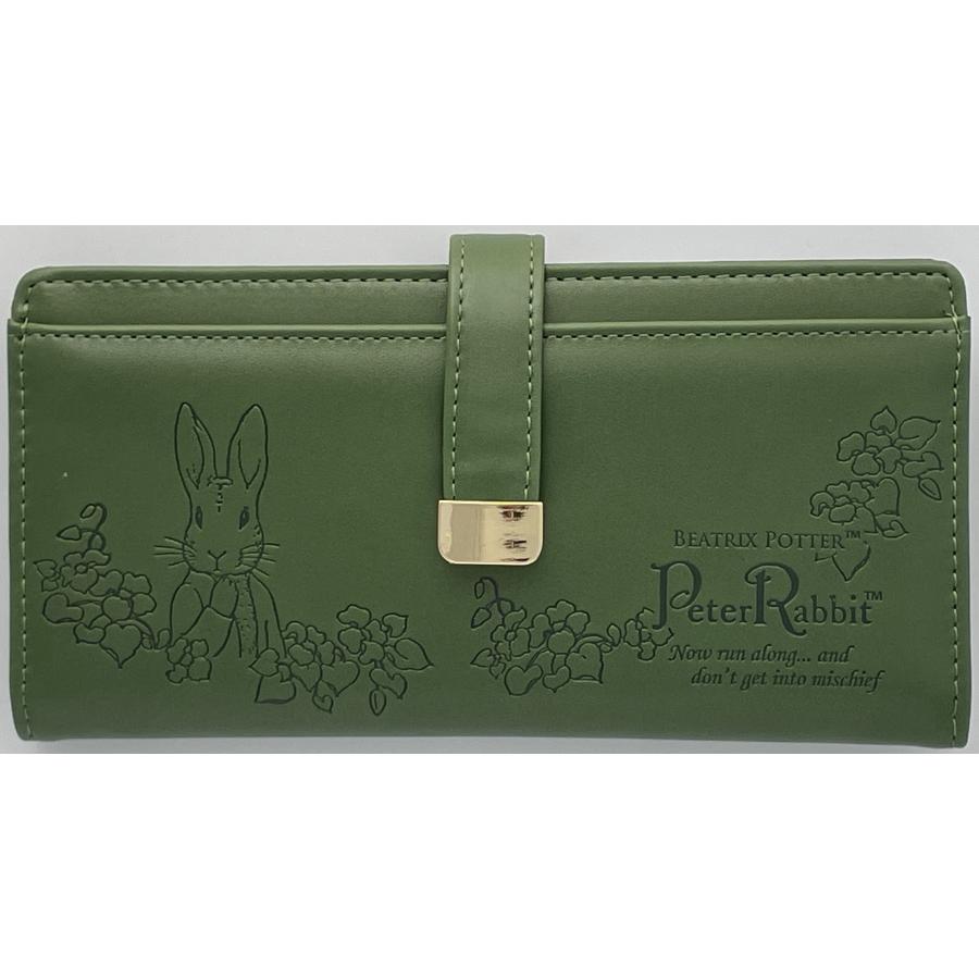 ピーターラビット（PETER RABBIT） スリム ロングウォレット グリーン