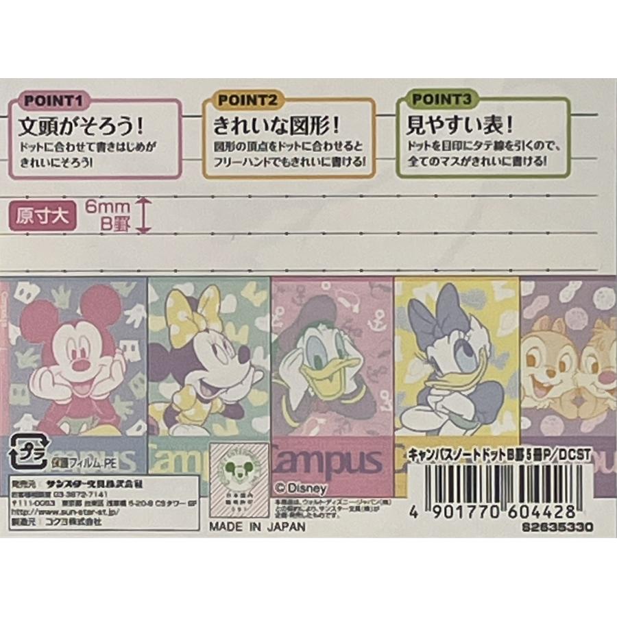 KOKUYO（コクヨ） ディズニー Disney キャンパス Campus ノート B5 B罫