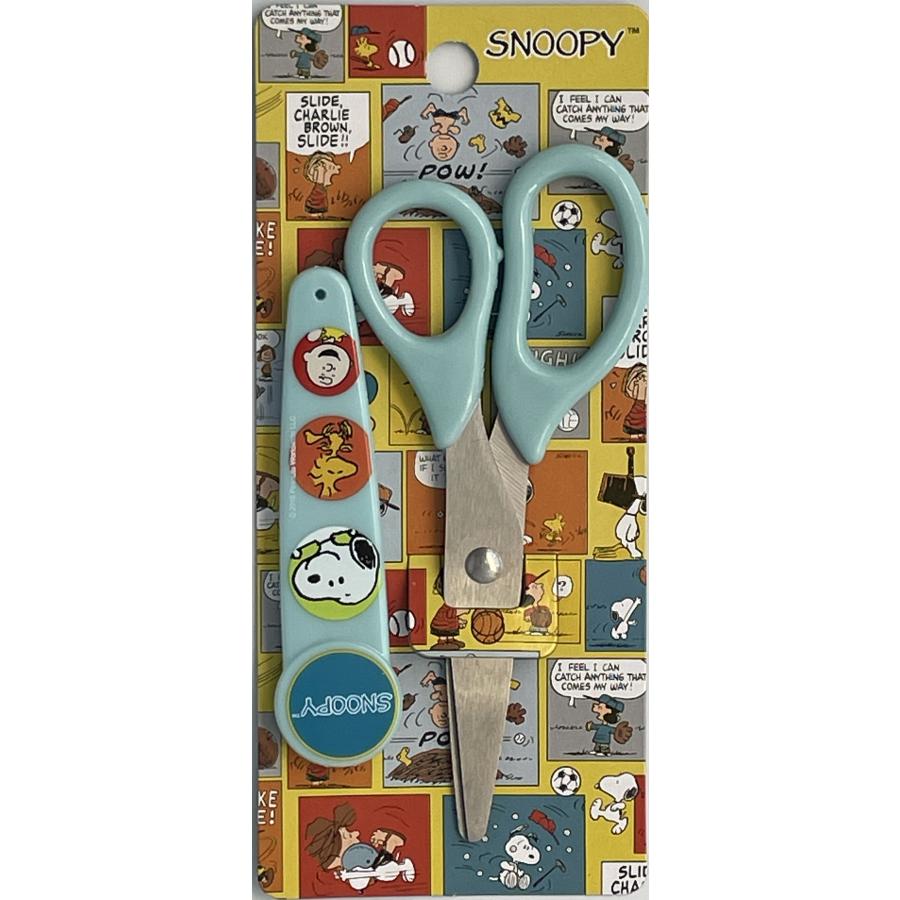子供用 はさみ ハサミ スヌーピー SNOOPY カバー付(キャップ付