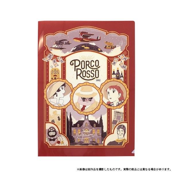 【額装済】ジブリの大博覧会限定 紅の豚 クリアファイル＆ フィギュア3体セット 紅の豚 グッズ（文具、ステーショナリー） | キッチン、日用品、文具