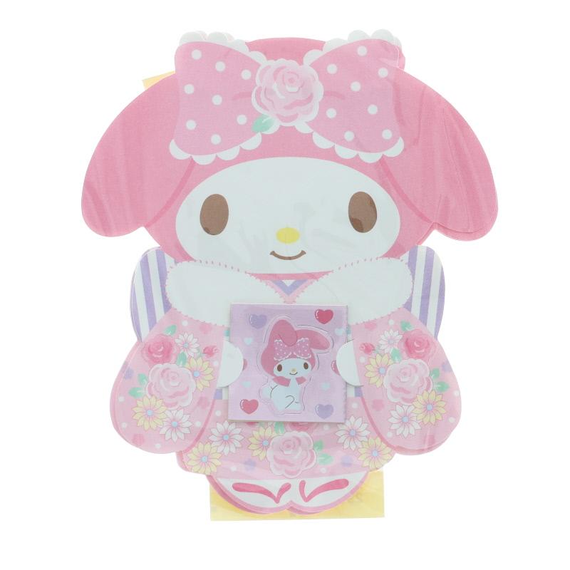 マイメロディ　ポチ袋　マイメロ　サンリオ　SANRIO　ぽち袋 マイメロディ ぽち袋 ポチ袋 着物 シール付き 3枚入り お年玉袋 お祝い