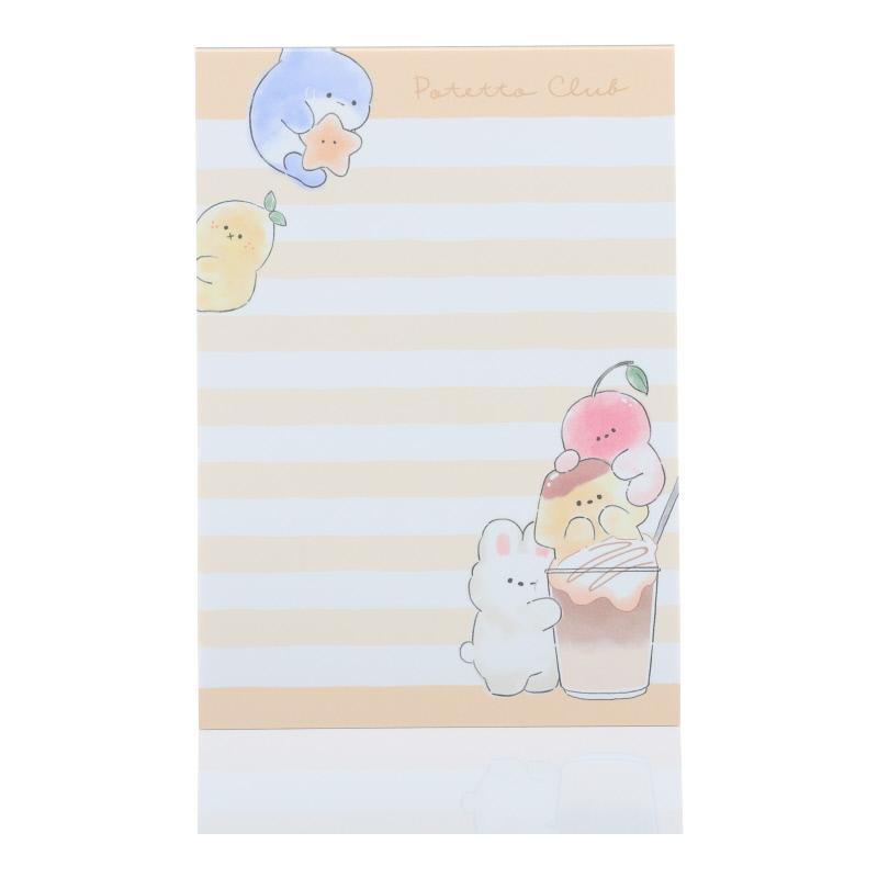 CRUX（クラックス） わけっこメモ ぽてっとクラブ 80枚 かわいい 女子
