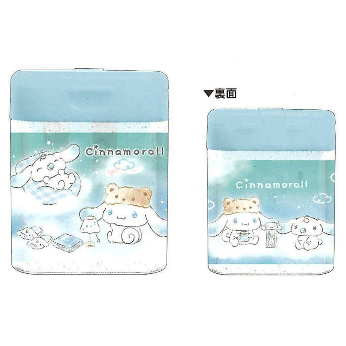 カミオジャパン ツイン鉛筆削り シナモロール 2穴 持ち運び 新入学