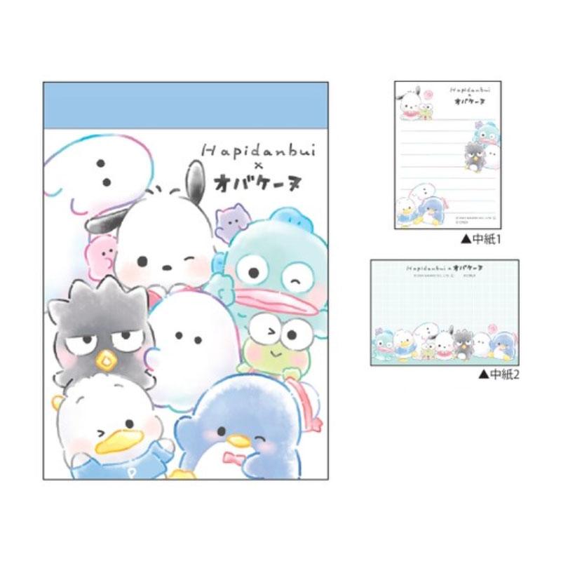 CRUX（クラックス） ミニメモ サンリオキャラクターズ×オバケーヌ 2柄