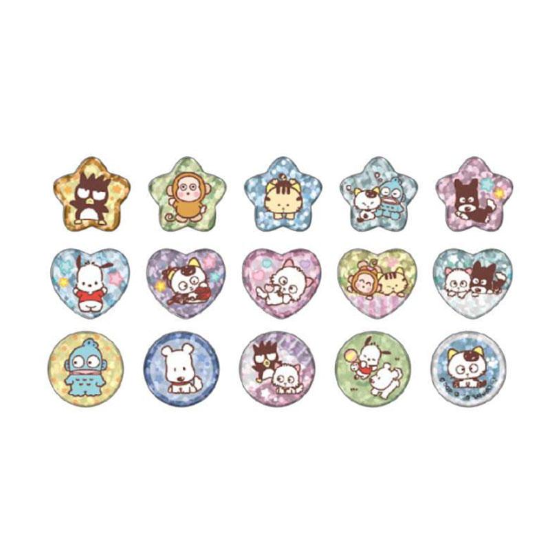 サンリオ たまフレンズ フワフワらびちゃん おはじきシール 3点セット 激レア CRUX（クラックス） おはじきシールフレーク タマ＆フレンズ×サンリオ