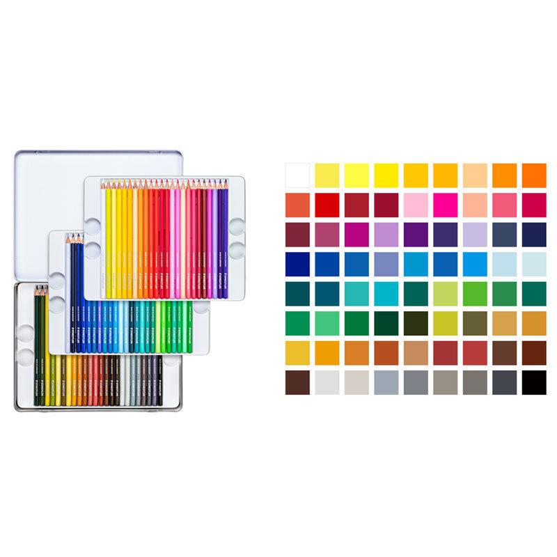 ステッドラー（STAEDTLER） 146 油性色鉛筆 72色セット 146C M72 六角 