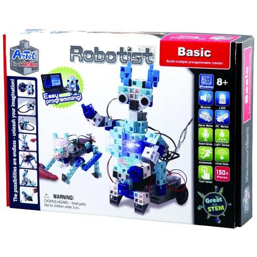 Artecブロック RoboTIST Basic 創造性を育む本格化ブロック ロボティストの基本を学びつつ、様々なロボットが作れるセット 知育玩具 プレゼント プログラミング