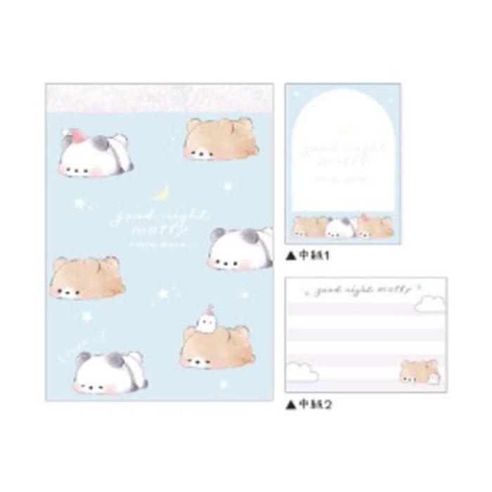 カミオジャパン すやすやモフィー ミニメモ クマとパンダ 2柄 80枚