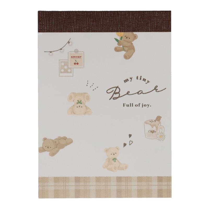 カミオジャパン ミニメモ my tiny Bear 2柄 80枚 日本製 