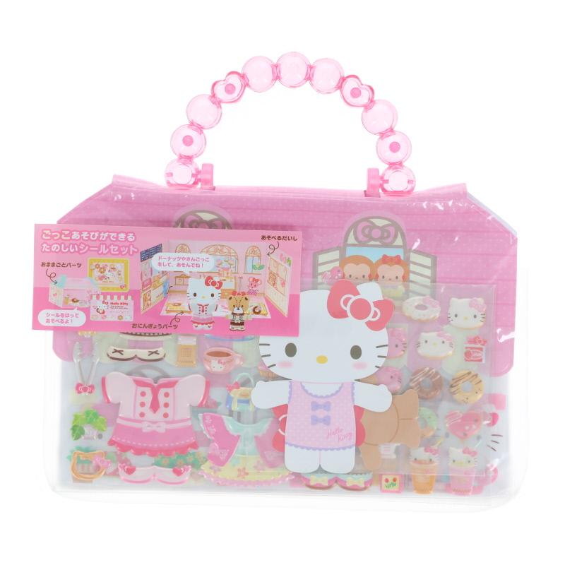 ハローキティ サンリオ おままごとシールDX ドーナツやさん プレゼント