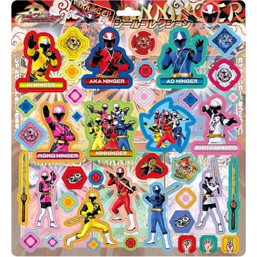 ネコポス便不可※ 手裏剣戦隊ニンニンジャー シールコレクション : 文具