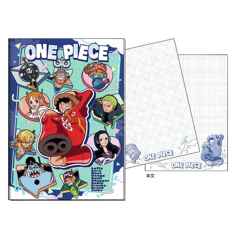 ショウワノート ワンピース クエッグヘッドシリーズ 5mm方眼罫ノート