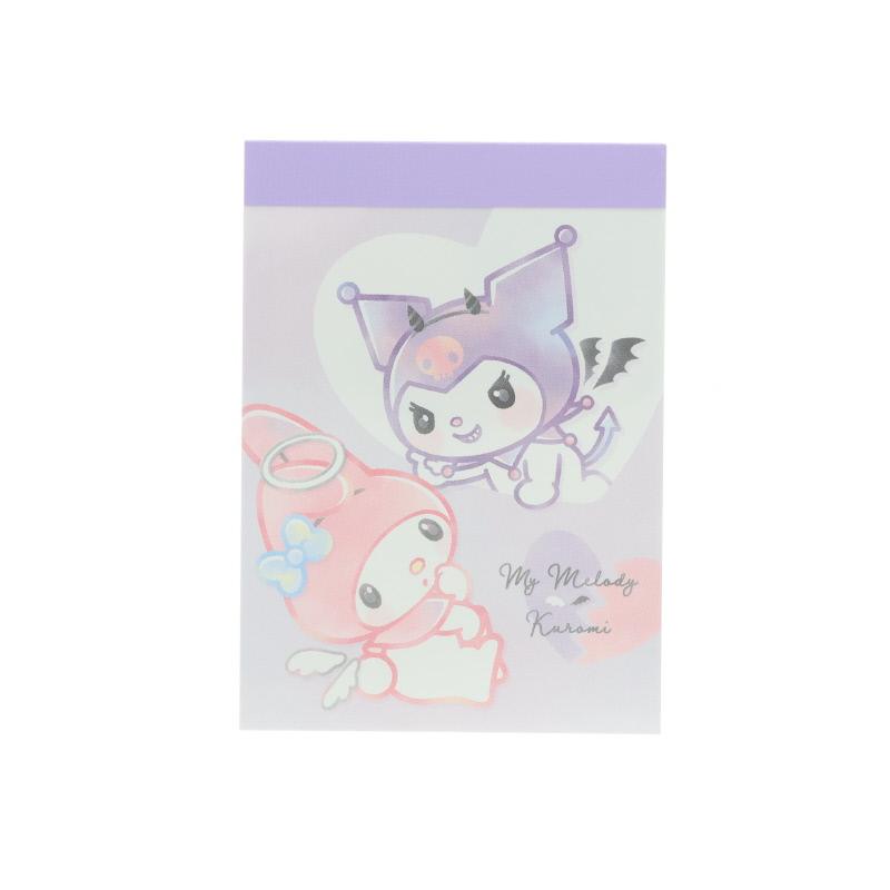 カミオジャパン サンリオ ミニメモ帳 クロミ＆マイメロディ 天使悪魔 2