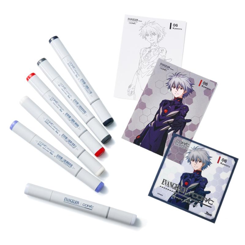 コピック（COPIC） EVANGELION×COPIC コピックスケッチ6本セット