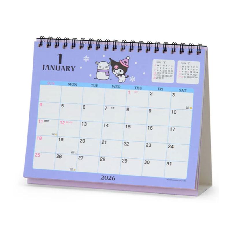 sanrio（サンリオ） 2026年 リングカレンダー クロミちゃん 卓上タイプ