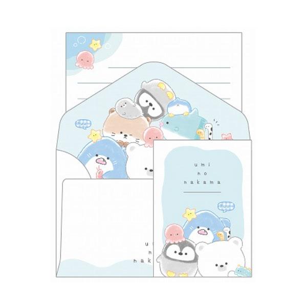 Q-LiA（クーリア） ミニサイズレター うみのなかま かわいい