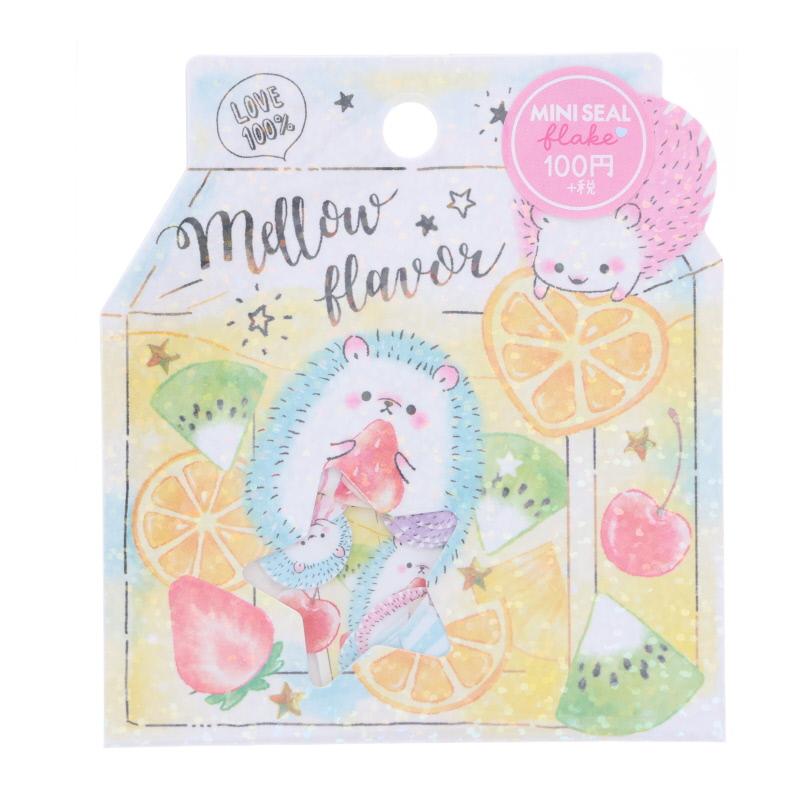 CRUX（クラックス） ミニシールフレーク ケシっこ ステッカー