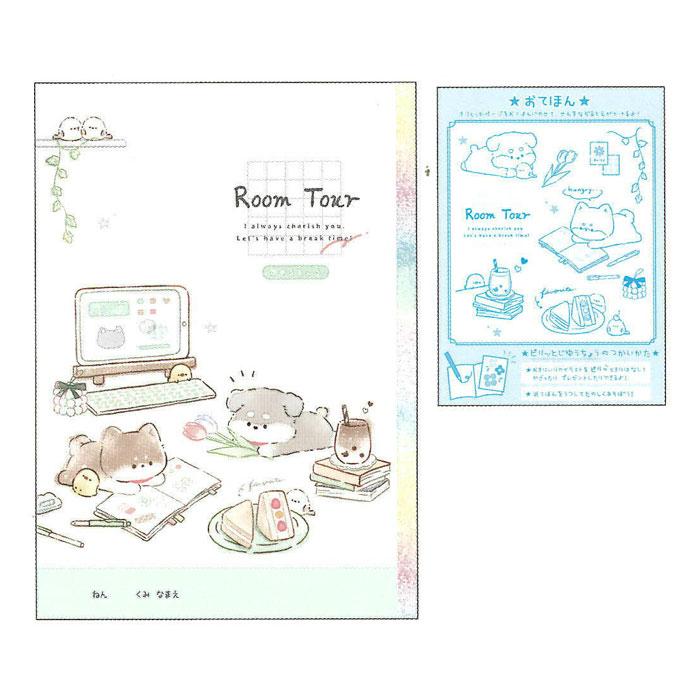 Q-LiA クーリア ピリッと自由帳 ルームツアー B5 プレゼント ノート 
