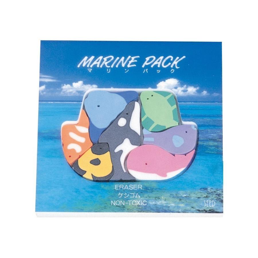 涼しげな海の魚達のパズル シード パズル消しゴム マリンパック 91a 文具の森ヤフー店 通販 Yahoo ショッピング