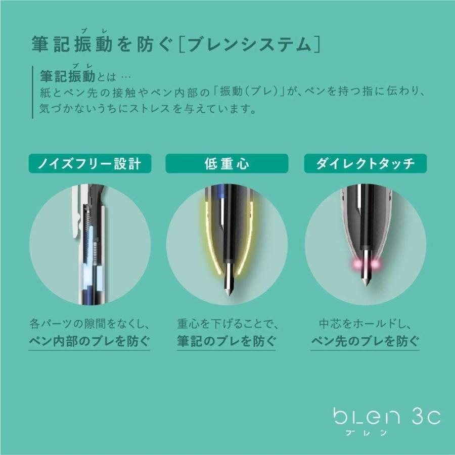 ZEBRA（ゼブラ） ブレン2+S 0.5 多機能ペン （白軸）500本組 企業PR