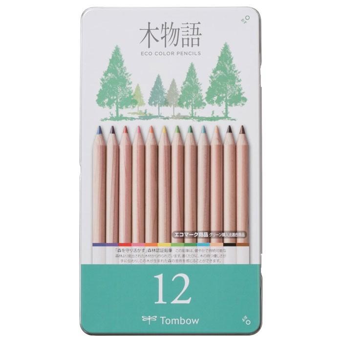 トンボ鉛筆 色鉛筆 S 木物語 12色セット 缶入 森林認証製品 Cb Rs12c 文具の森ヤフー店 通販 Yahoo ショッピング