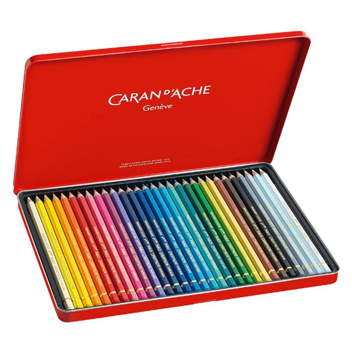カランダッシュ　パブロ　油彩　色鉛筆 ロールケース CARAN d'ACHE（カランダッシュ） カラン ダッシュ パブロ色鉛筆 30色