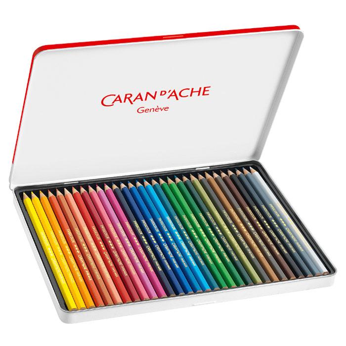 (未使用･未開封品)　カランダッシュ CdA 1290-724 SL水溶性色鉛筆紙箱 24C wyeba8q スイスカラー スイス製 廃番 旧タイプ カランダッシュ 水溶性 色鉛筆