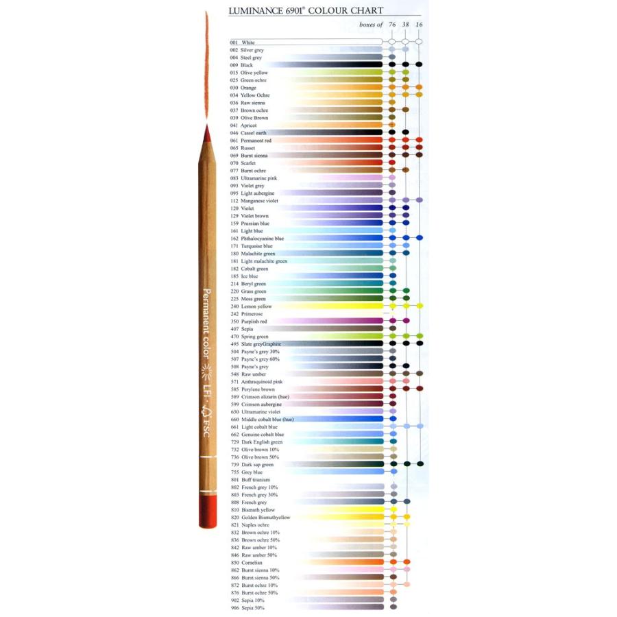 カランダッシュ ルミナンス　6901 76色　今週だけ10000円値下げ カラン ダッシュ 6901-720 ルミナンス 6901 20色セット 紙箱入