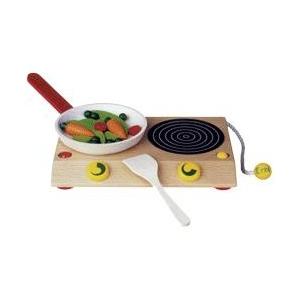 本格的IH調理器具　おままごとが楽しくなる木製　クッキングスタジオ