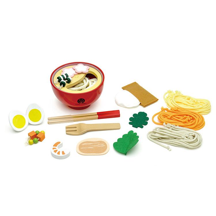 WOODY PUDDY はじめてのおままごと めん料理セット おままごと 知育 