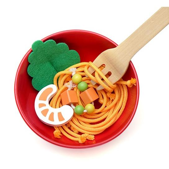 WOODY PUDDY はじめてのおままごと めん料理セット おままごと 知育 