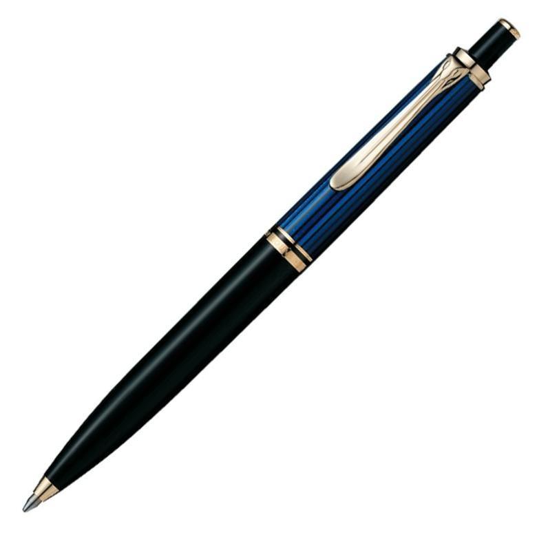 ペリカン スーベレーン ドイツ製 ボールペン ブルーストライプ K400 箱付き Pelikan（ペリカン） スーベレーン K400 ボールペン 青縞 人気 高級