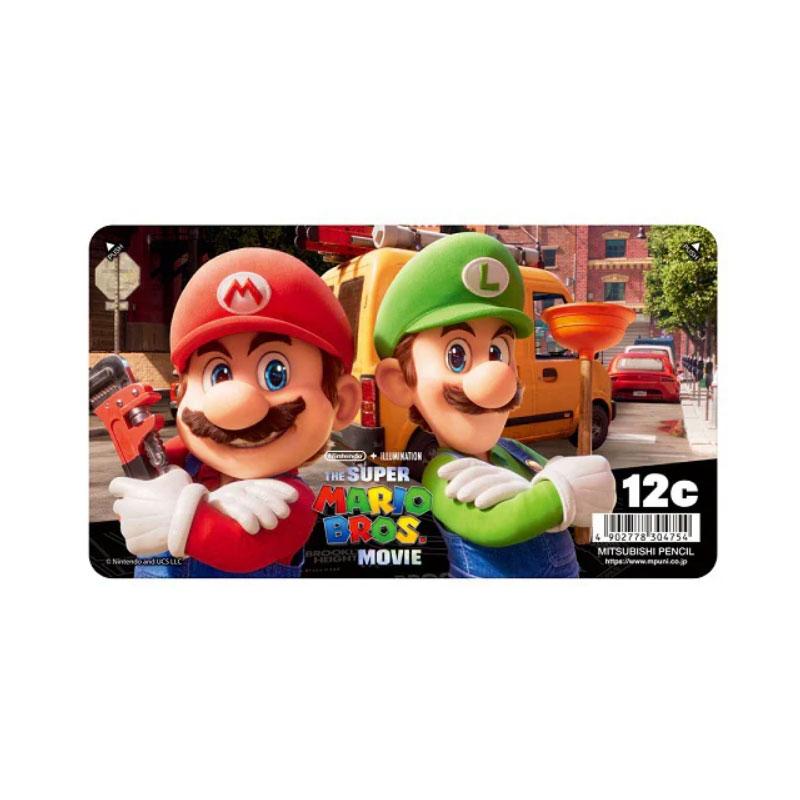 スーパーマリオワールド 12色 色鉛筆 三菱 MITSUBISHI COLORED PENCIL