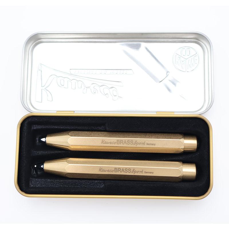 Kaweco（カヴェコ） ブラススポーツ ボールペン・ペンシル 2本セット