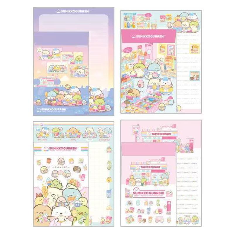 すみっコぐらし サンエックス わくわくたぴおかコンビニ レターセット